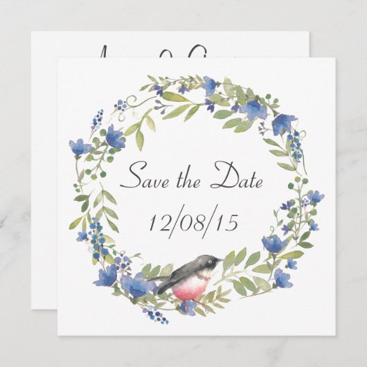 Save the Date Einladung (Vorne/Hinten)