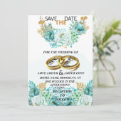 Save the Date Einladung (Stehend Vorderseite)