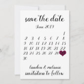 Save the Date Einladung (Vorderseite)