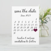 Save the Date Einladung (Stehend Vorderseite)