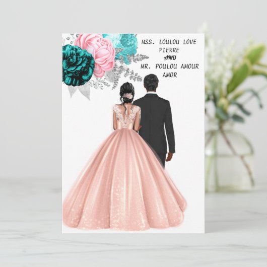 Save the Date Einladung (Stehend Vorderseite)