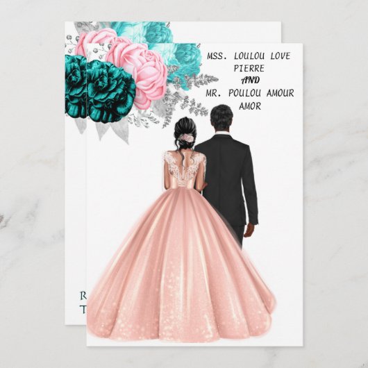 Save the Date Einladung (Vorne/Hinten)