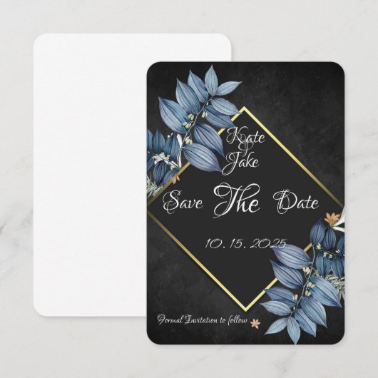 Save The Date Einladung (Vorne/Hinten)