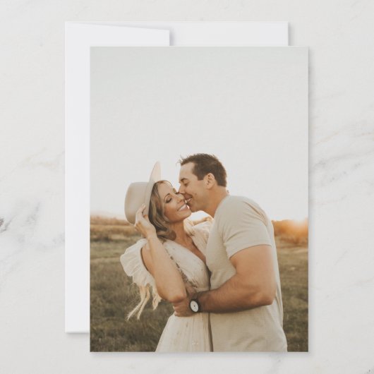 Save the Date Einladung (Rückseite)