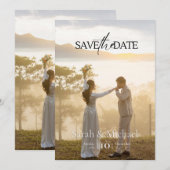 Save The Date Einladung (Vorne/Hinten)