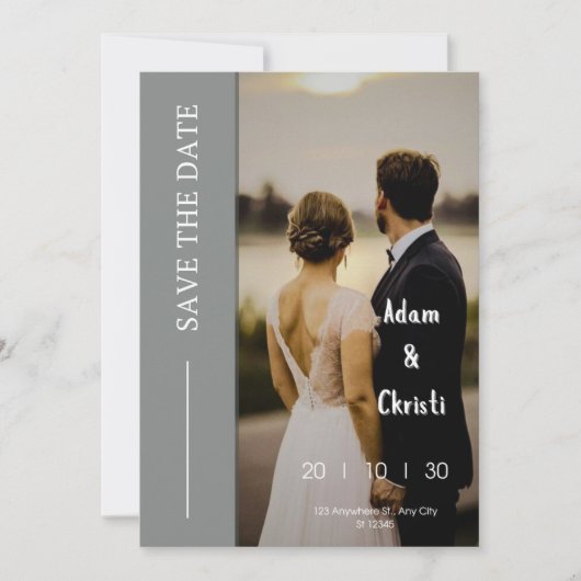 Save The Date Einladung (Vorderseite)