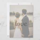 Save The Date Einladung (Rückseite)