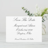 Save The Date Einladung (Stehend Vorderseite)