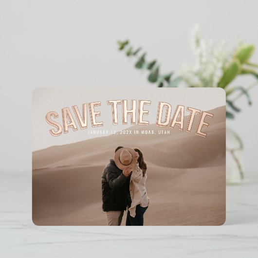 Save the Date Einladung (Stehend vorne)