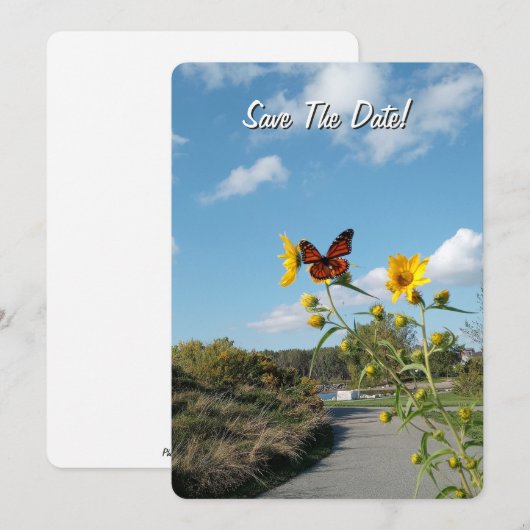 Save the Date! Einladung (Vorne/Hinten)