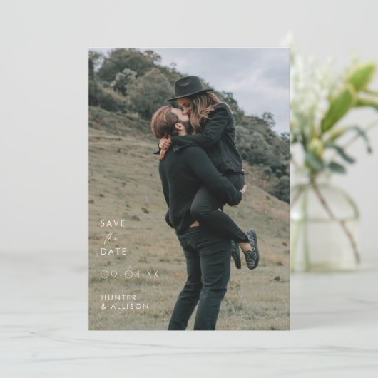 Save the Date Einladung (Stehend Vorderseite)