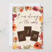 Save the Date Einladung (Rückseite)