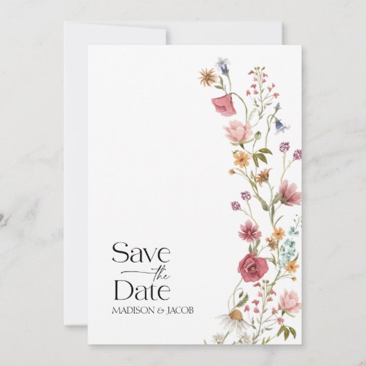 Save the Date Einladung (Rückseite)