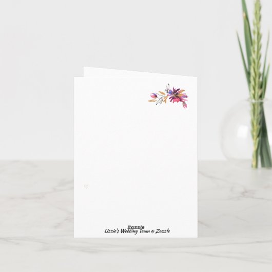 SAVE THE DATE EINLADUNG (Rückseite)