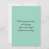 Save the Date Einladung (Rückseite)