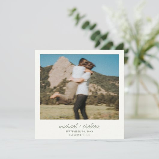 Save the Date Einladung (Stehend Vorderseite)