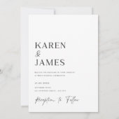 Save The Date Einladung (Rückseite)