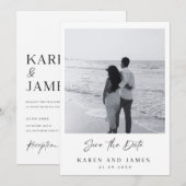 Save The Date Einladung (Vorne/Hinten)