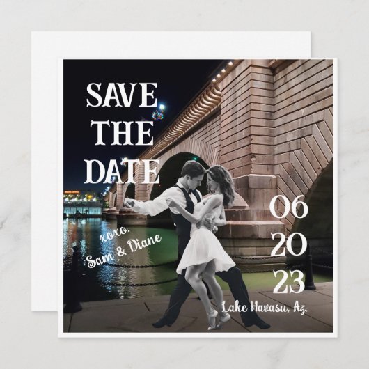 Save the Date Einladung (Vorne/Hinten)