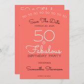 Save the Date Einladung (Vorne/Hinten)