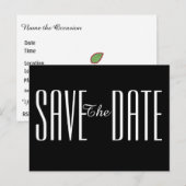 Save the Date Einladung auf Postkarte (Vorne/Hinten)