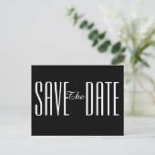 Save the Date Einladung auf Postkarte (Stehend Vorderseite)