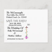 Save the Date Einladung auf Postkarte (Rückseite)