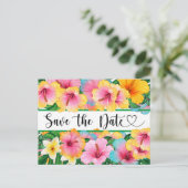 Save the Date Einladung auf Postkarte (Stehend Vorderseite)