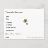 Save the Date Einladung auf Postkarte (Rückseite)