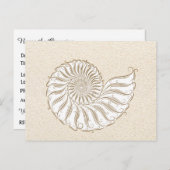 Save the Date / Einladung auf Postkarte (Vorne/Hinten)