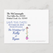 Save the Date Einladung auf Postkarte (Rückseite)