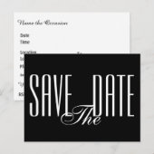 Save the Date Einladung auf Postkarte (Vorne/Hinten)