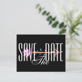 Save the Date Einladung auf Postkarte (Stehend Vorderseite)