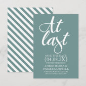 Save-the-Date-Einladung | Endlich Save The Date (Vorne/Hinten)