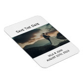 SAVE THE DATE EINLADUNG FOTO MAGNET CARD (Rechte Seite)