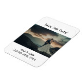 SAVE THE DATE EINLADUNG FOTO MAGNET CARD (Linke Seite)