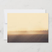 Save the Date Einladung mit Baum & Licht (Rückseite)