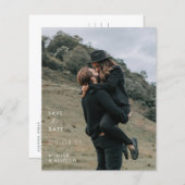 Save the Date Einladung Postkarte (Vorne/Hinten)