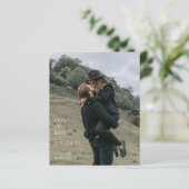 Save the Date Einladung Postkarte (Stehend Vorderseite)