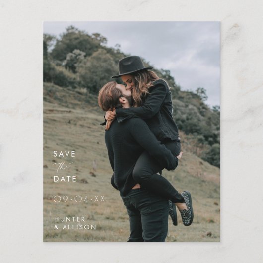 Save the Date Einladung Postkarte (Vorderseite)