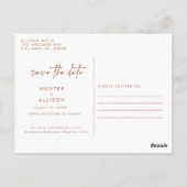 Save the Date Einladung Postkarte (Rückseite)