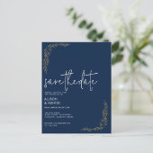 Save the Date Einladung Postkarte (Stehend Vorderseite)