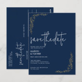 Save the Date Einladung Postkarte (Vorne/Hinten)
