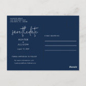 Save the Date Einladung Postkarte (Rückseite)