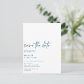 Save the Date Einladung Postkarte (Stehend Vorderseite)