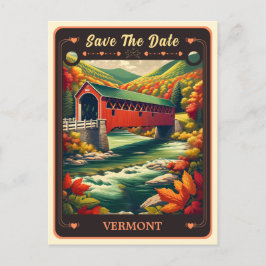 Save The Date | Einladung Vermont Postkarte