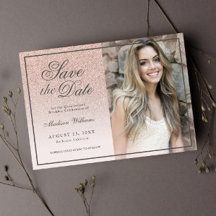 Save the Date Einladung von Quinceañera zum 15. Ge