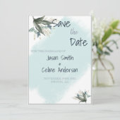 Save the Date Einladung zur Hochzeit (Stehend Vorderseite)