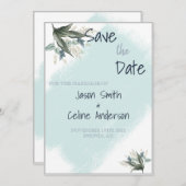Save the Date Einladung zur Hochzeit (Vorne/Hinten)