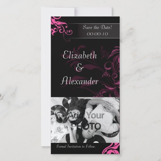 Save the Date - Einladung zur Hochzeit (Vorderseite)